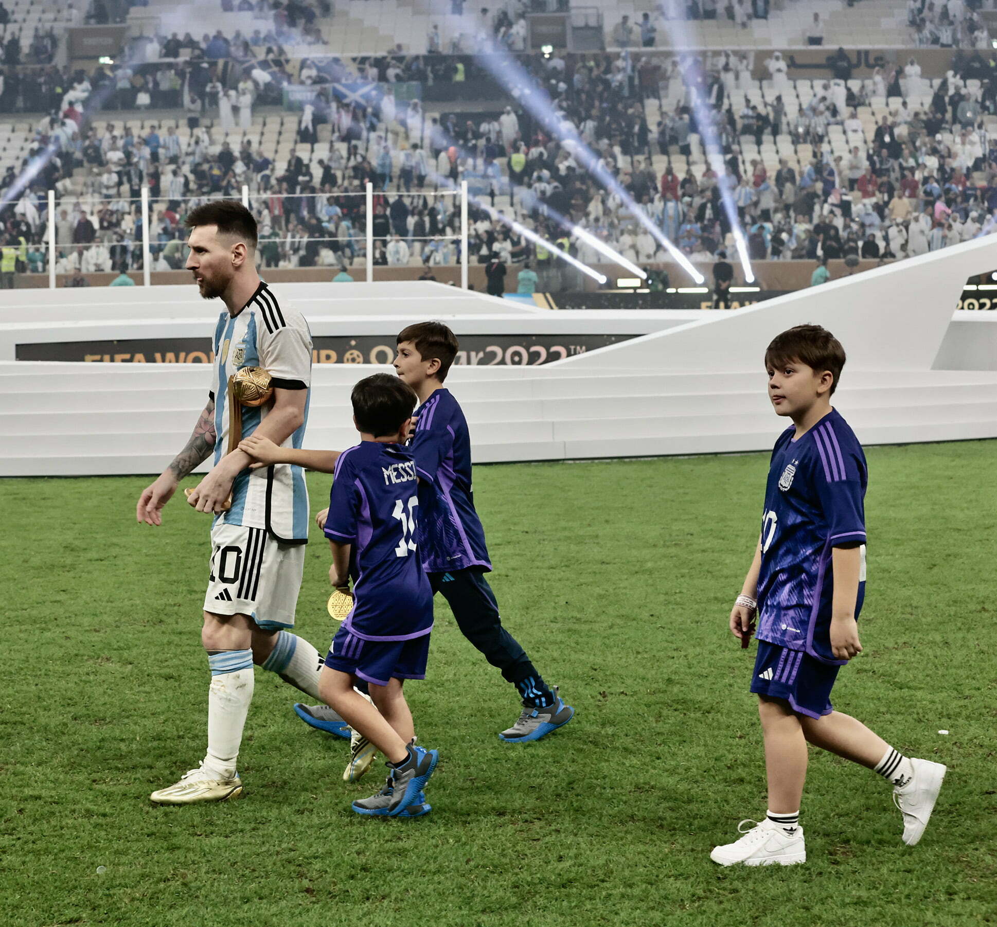 Messi and his family