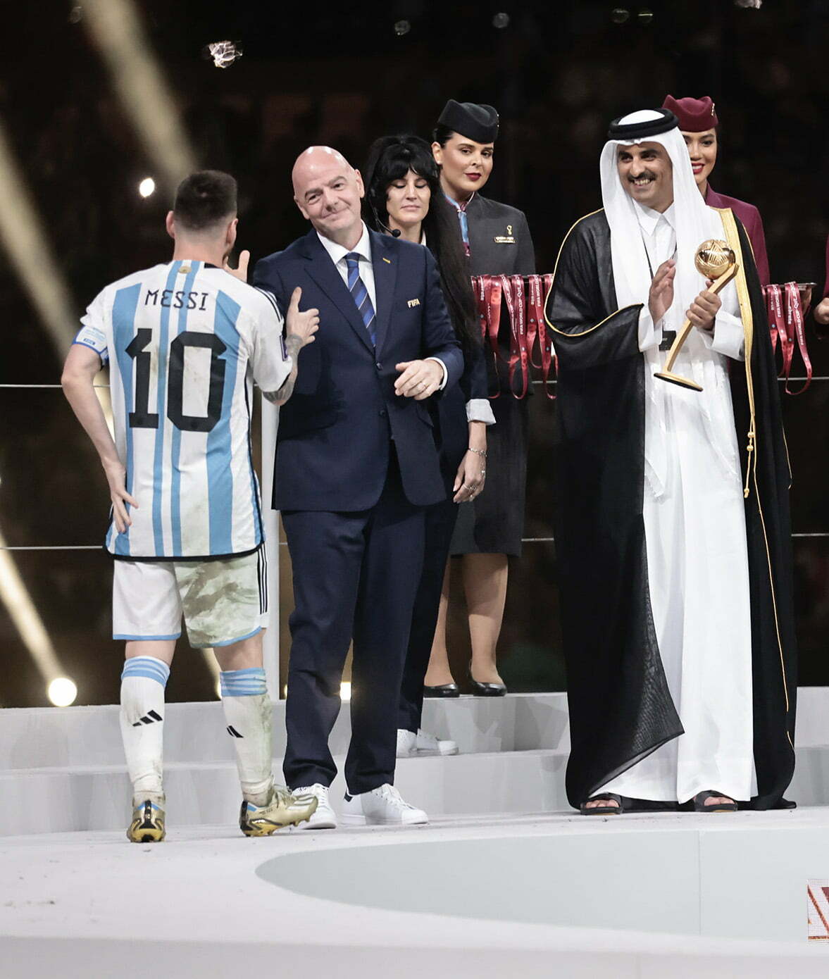 Messi - World Cup Final Awards Ceremony 2022