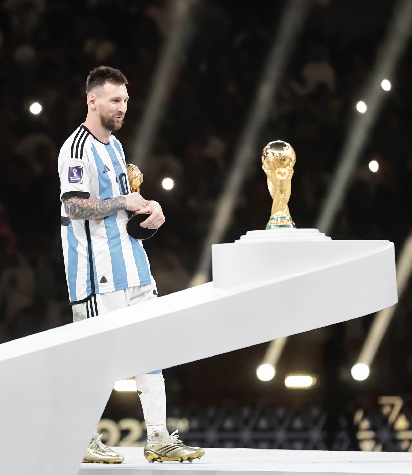 Messi - World Cup Final Awards Ceremony 2022