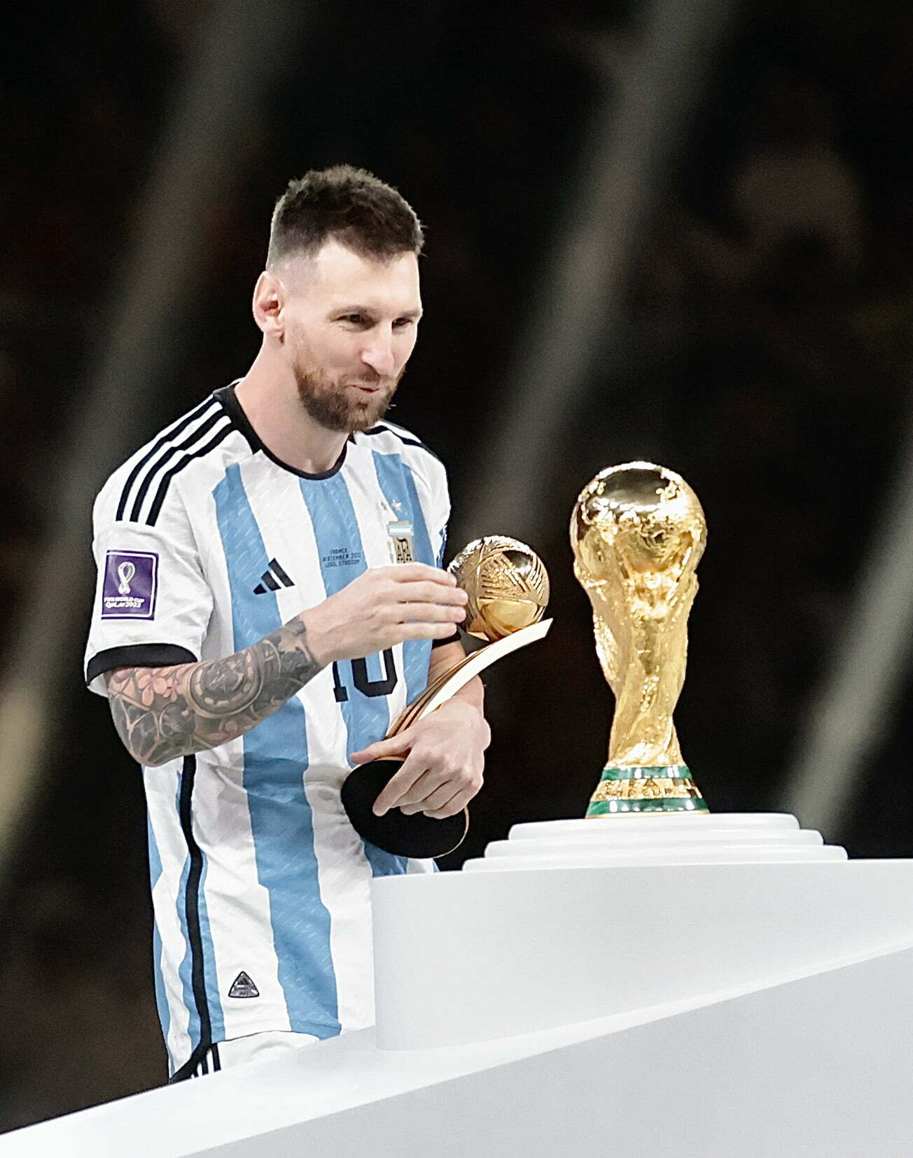 Messi - World Cup Final Awards Ceremony 2022