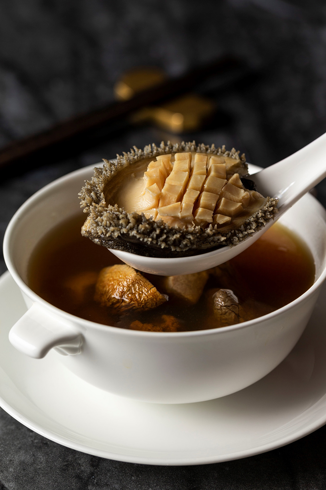 Mott 32 Double Boiled Abalone Soup