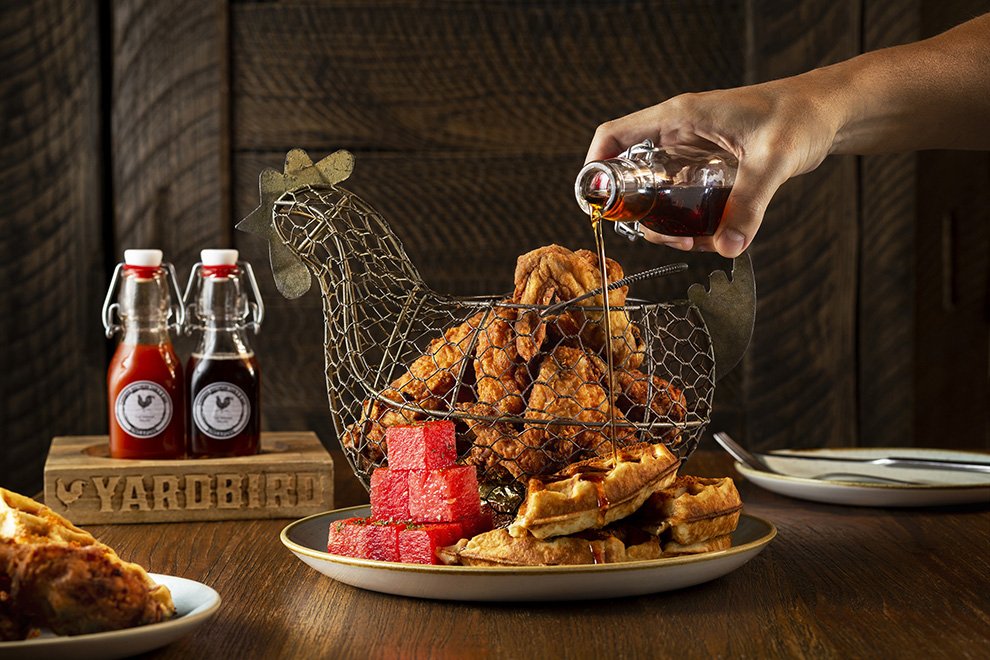 Yardbird Chicken N Watermelon N Waffles