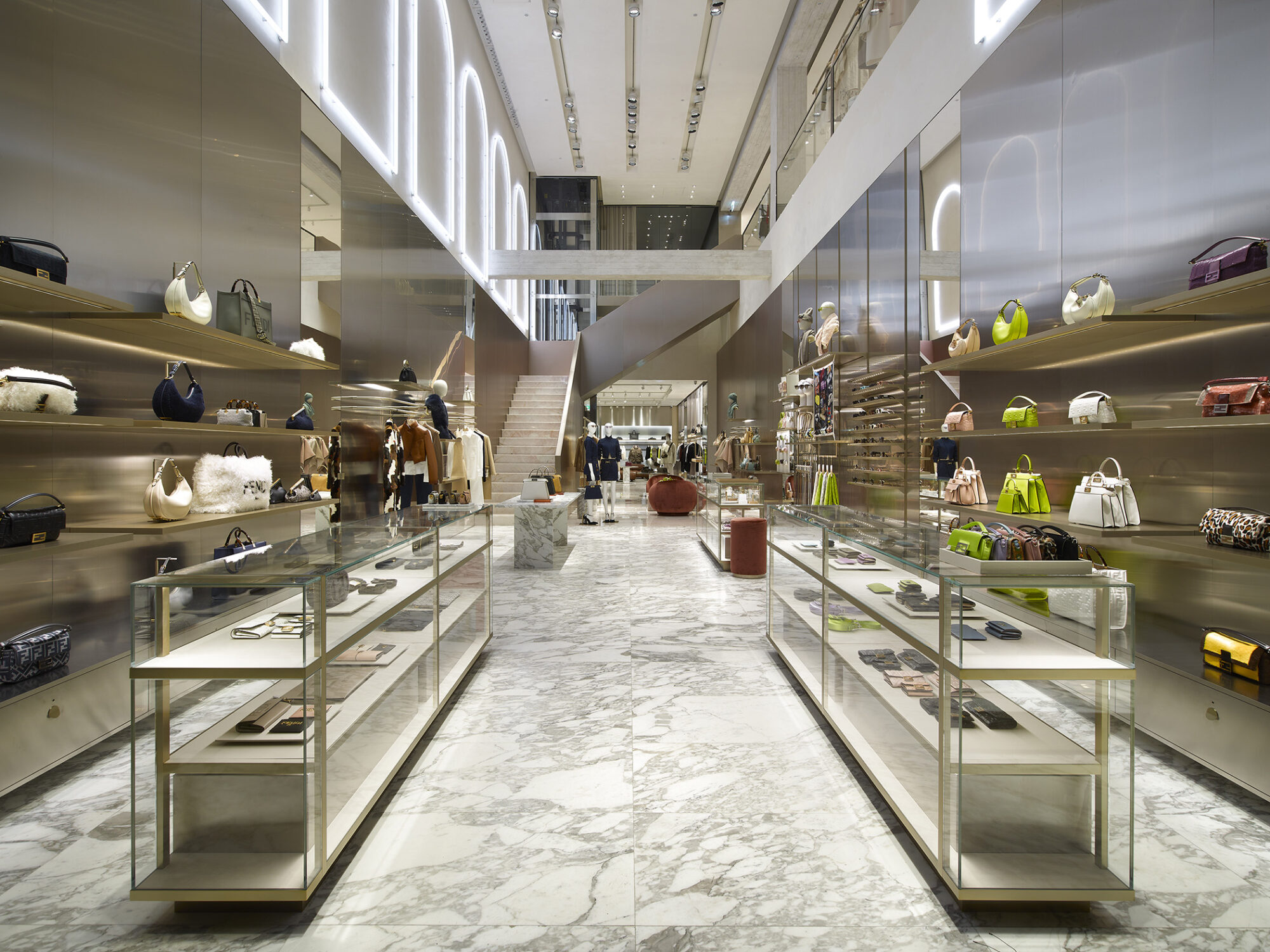 inside fendi store