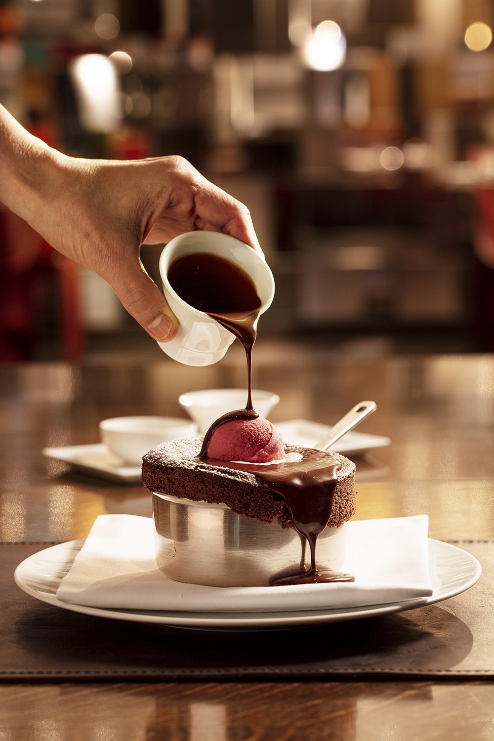 CUT Valrhona Chocolate Souffle