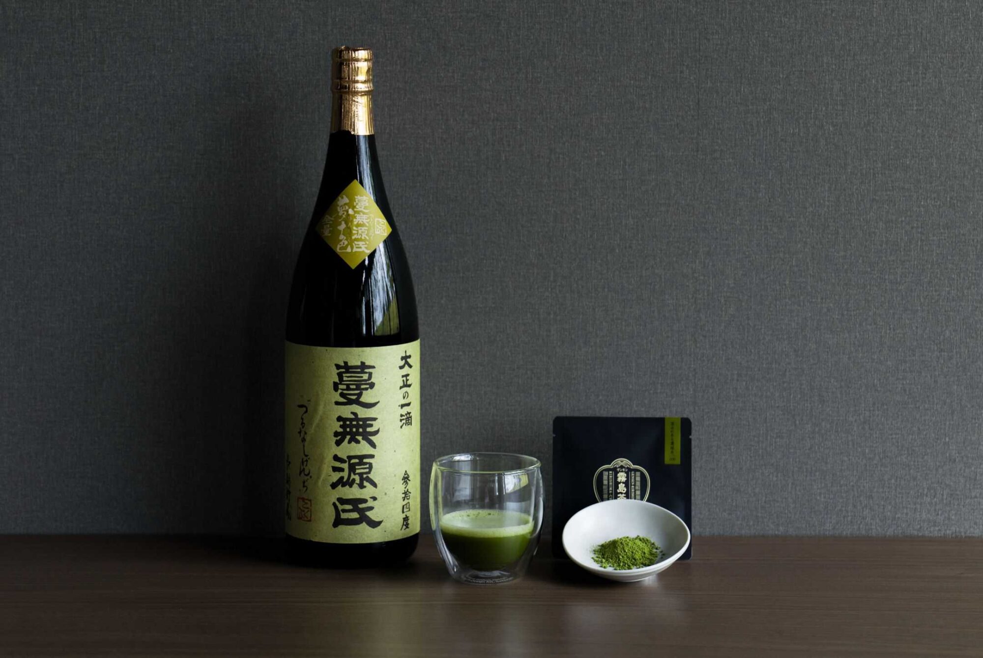 Henta Seicha Organic Matcha No. 6 x Kokubun Sake Brewery Manu Genji Unblended Sake