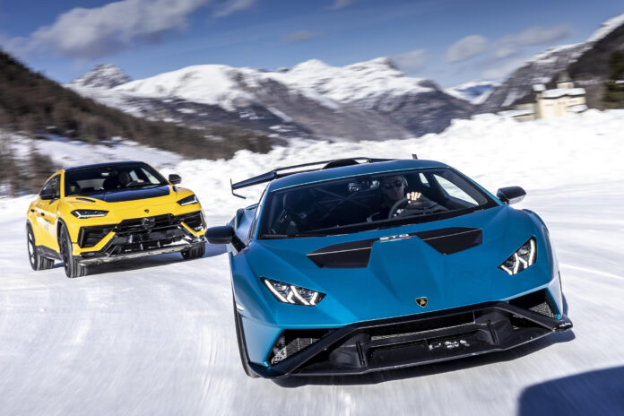 Lamborghini's Winter Driving Experience: Conquering the Ice in Livigno