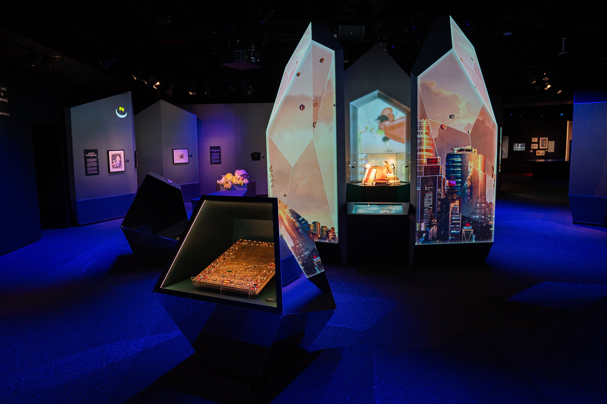 Where Do the Stories Come From? gallery at Disney100: The Exhibition, now open at The Franklin Institute in Philadelphia.