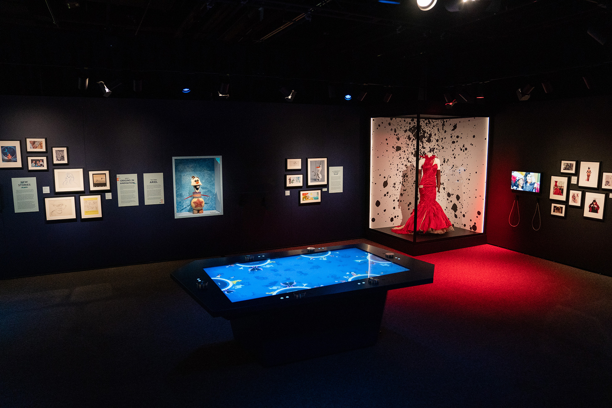 The Illusion of Life gallery at Disney100: The Exhibition, now open at The Franklin Institute in Philadelphia.