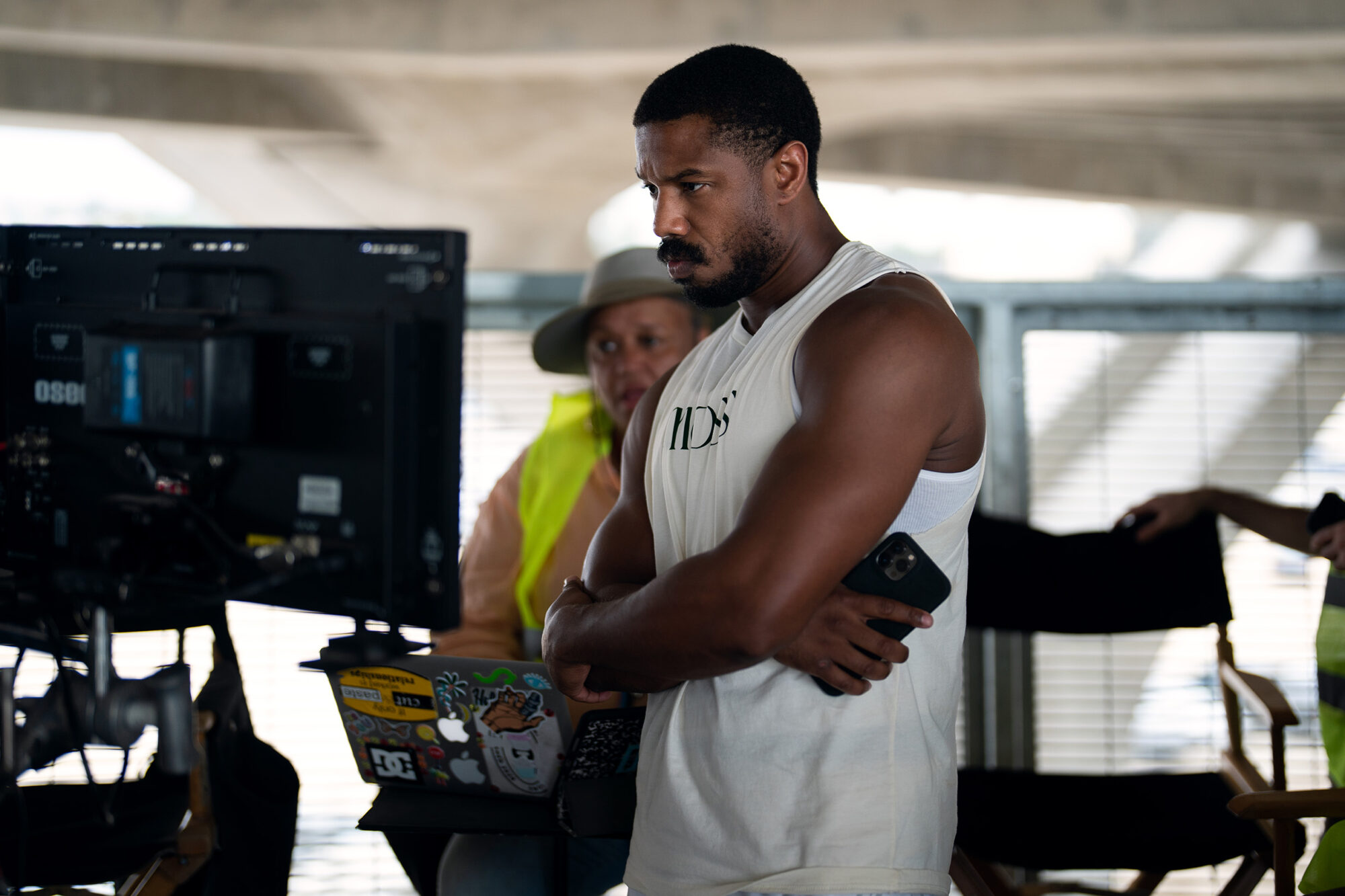 Director Michael B. Jordan on the set of his film CREED III A Metro Goldwyn Mayer Pictures film.