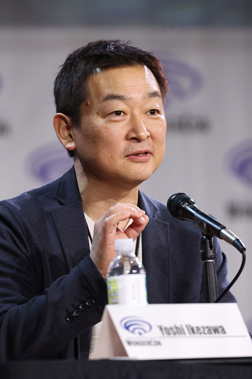 Anaheim, CA - March 24, 2023: Yoshi Ikezawa, Producer, attends the WONDERCON panel for Stage 6 Films and Toei Animation KNIGHTS OF THE ZODIAC at the Anaheim Convention Center.