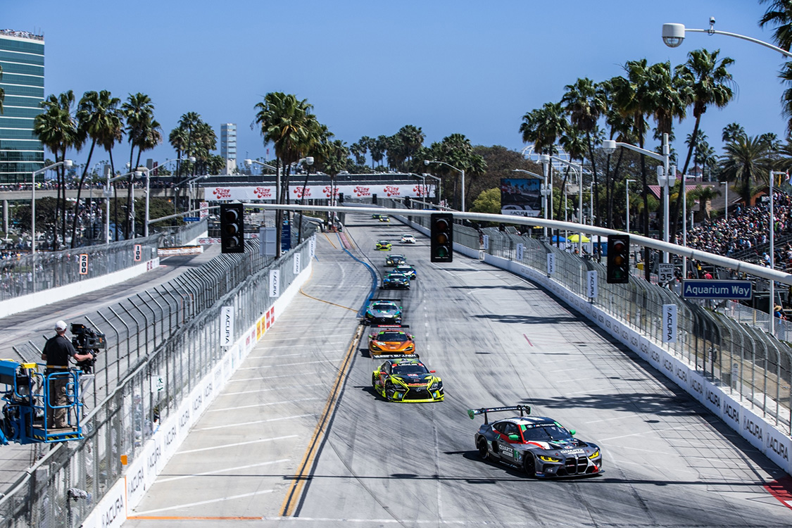 Long Beach (USA), 7-9 April 2022. IMSA WeatherTech SportsCar Championship, BMW M4 GT3, Paul Miller Racing, Bryan Sellers, Madison Snow.