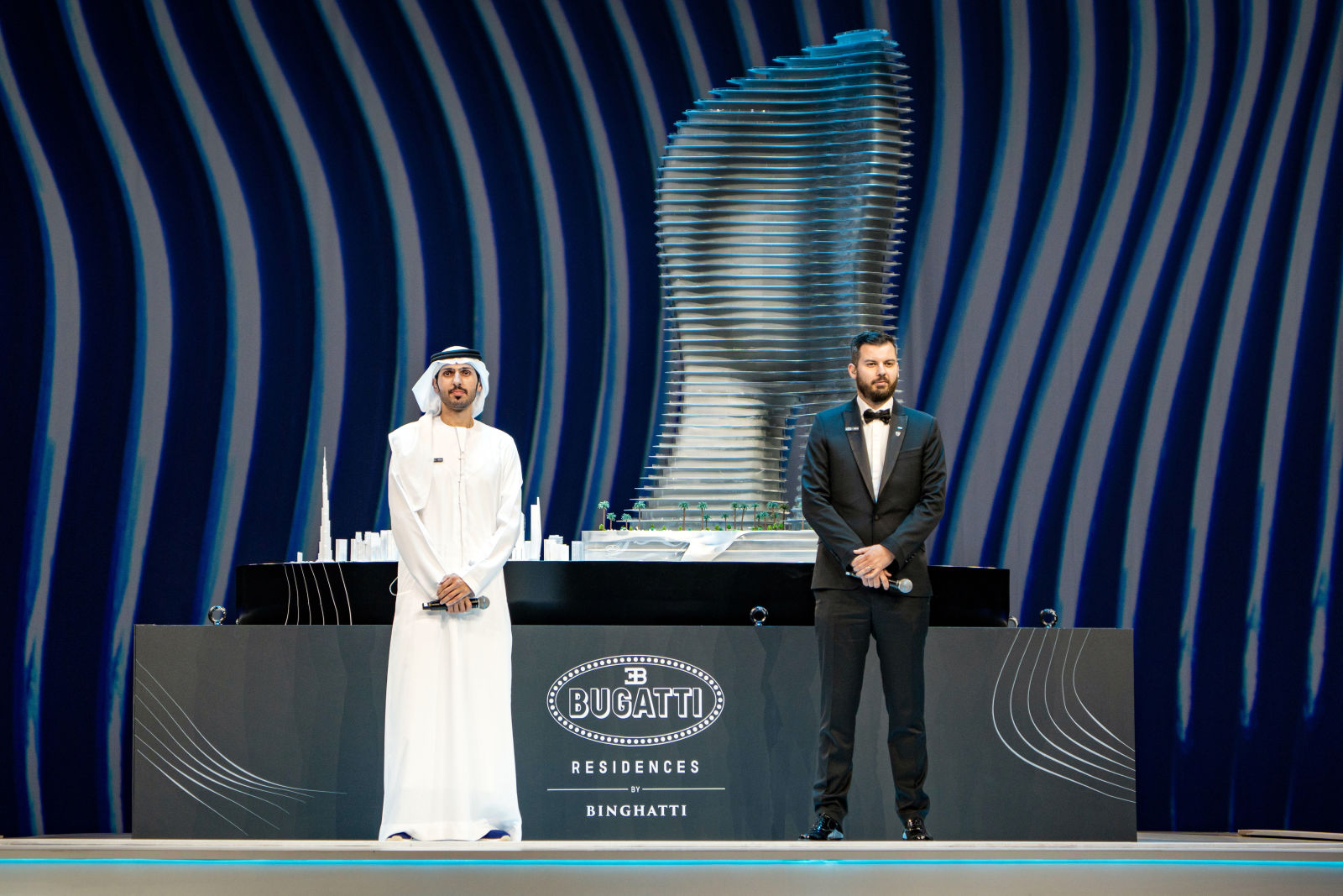 Muhammad BinGhatti, CEO of Binghatti, and Mate Rimac, CEO of Bugatti Rimac, revealed the project in Dubai on May 24th, 2023.
