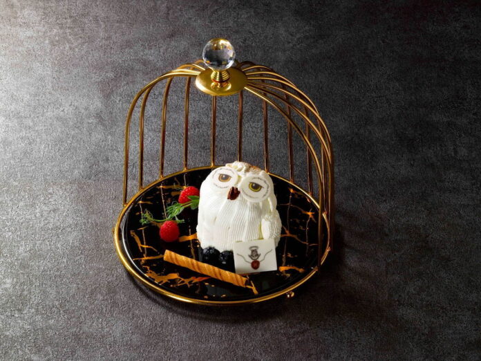 Hedwig cake at Warner Bros. Studio Tour Tokyo's Harry Potter Attraction