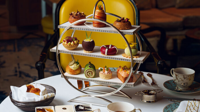 Summer afternoon tea at Shai Salon, Four Seasons Resort Dubai