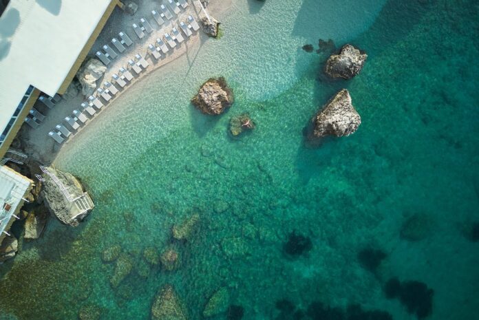 Da Gioia by La Palma beach club in Marina Piccola