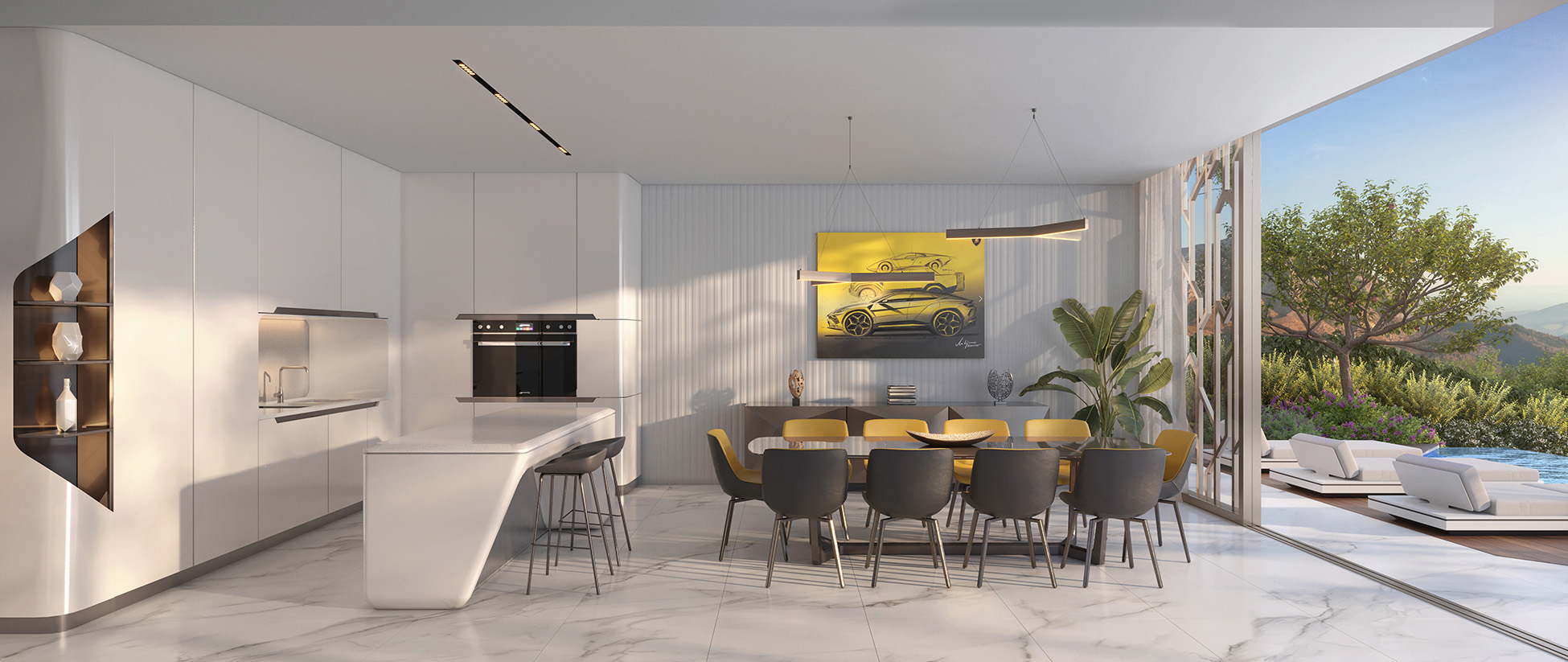 Automobili Lamborghini - Tierra Viva - Dining Kitchen