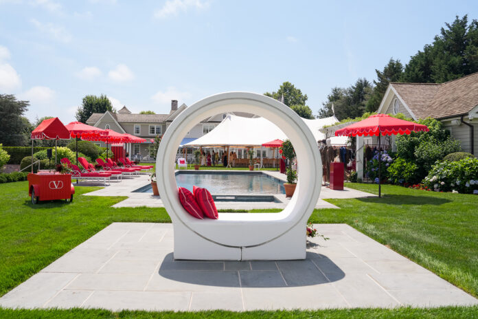 Valentino's Exclusive Capsule Collection Launch in Bridgehampton, New York.