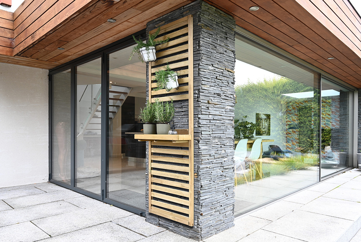 Slatted Wall Planter 1 Shelf from Forest Garden in UK.