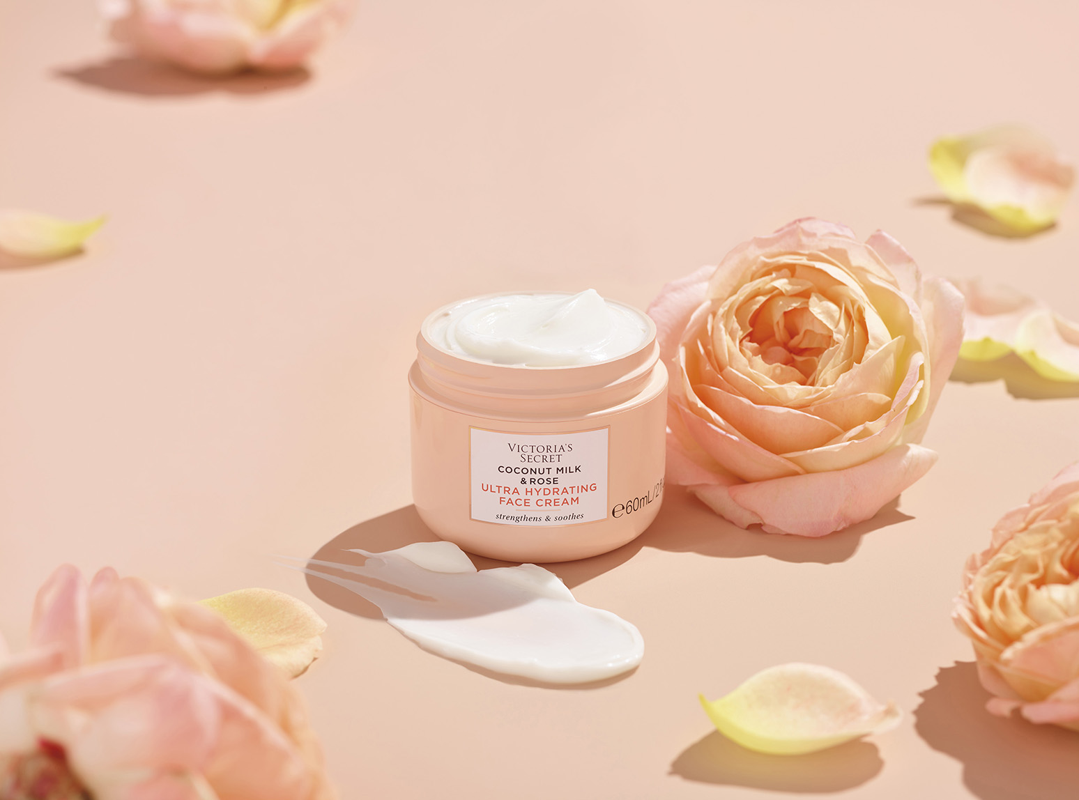 Victoria's Secret Natural Beauty Coconut Milk & Rose Skin Care Collection - Ultra Hydrating Face Cream