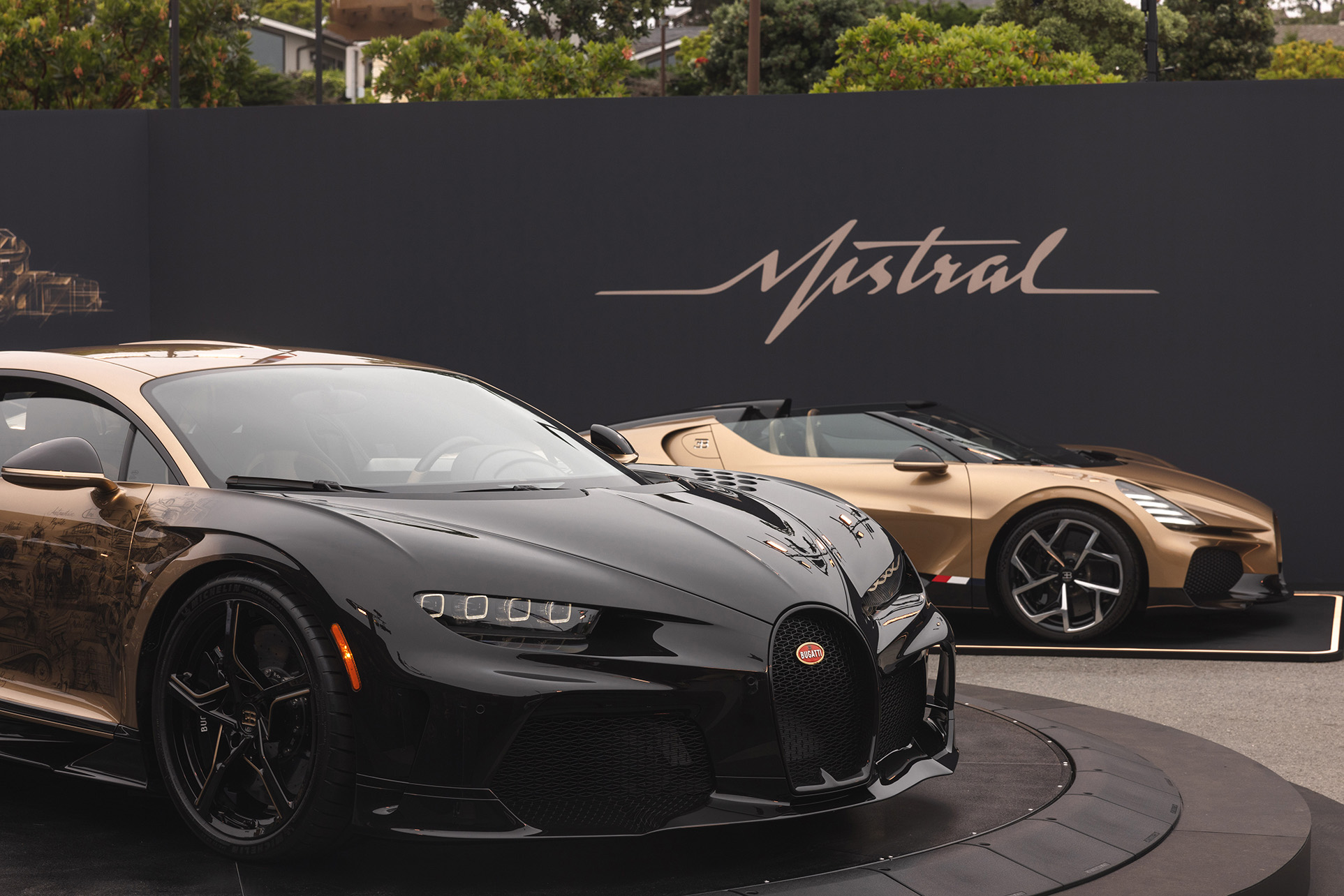 Bugatti Le Domaine - Bugatti Chiron Super Sport 'Golden Era' - Concours d'Elegance on the Pebble Beach golf course - Monterey Car Week