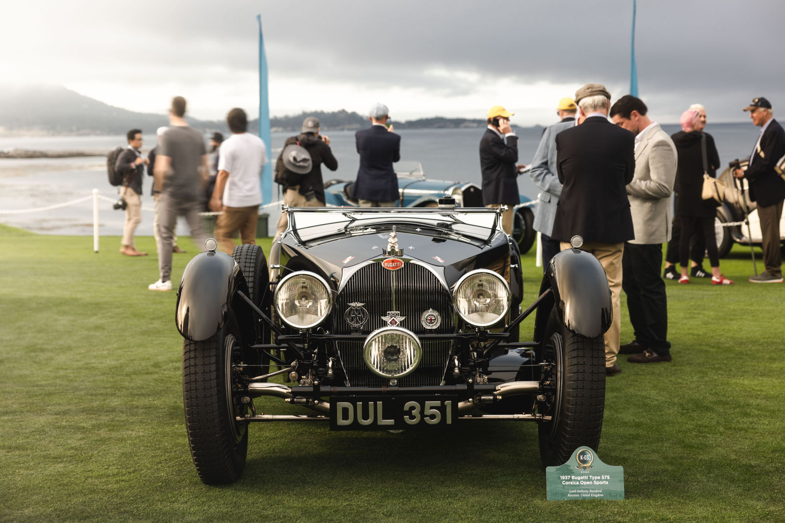 Bugatti 57S Corsica - Concours d'Elegance on the Pebble Beach golf course - Monterey Car Week