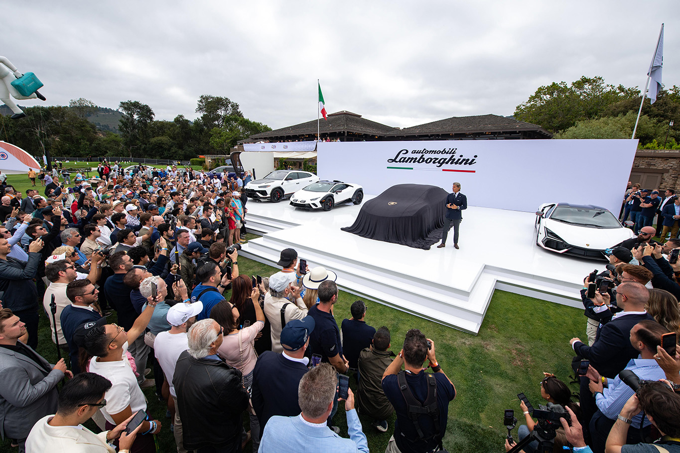 The Lanzador from Lamborghini at The Quail, A Motorsports Gathering in Monterey, California