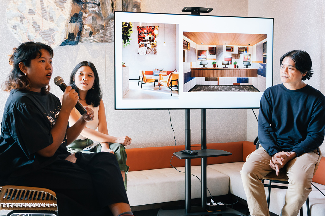 Artistic roundtable with Eak-Phichai, Im Awika, and Djai Kosiyabong