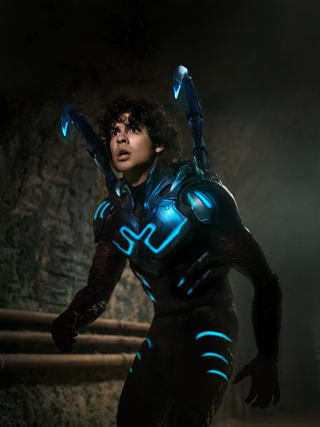 XOLO MARIDUEÑA as Jaime Reyes in Warner Bros. Pictures’ action adventure “BLUE BEETLE,” a Warner Bros. Pictures release.