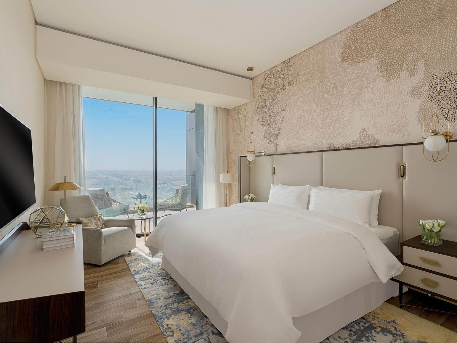 Fairmont Ramla Serviced Residences Riyadh bedroom