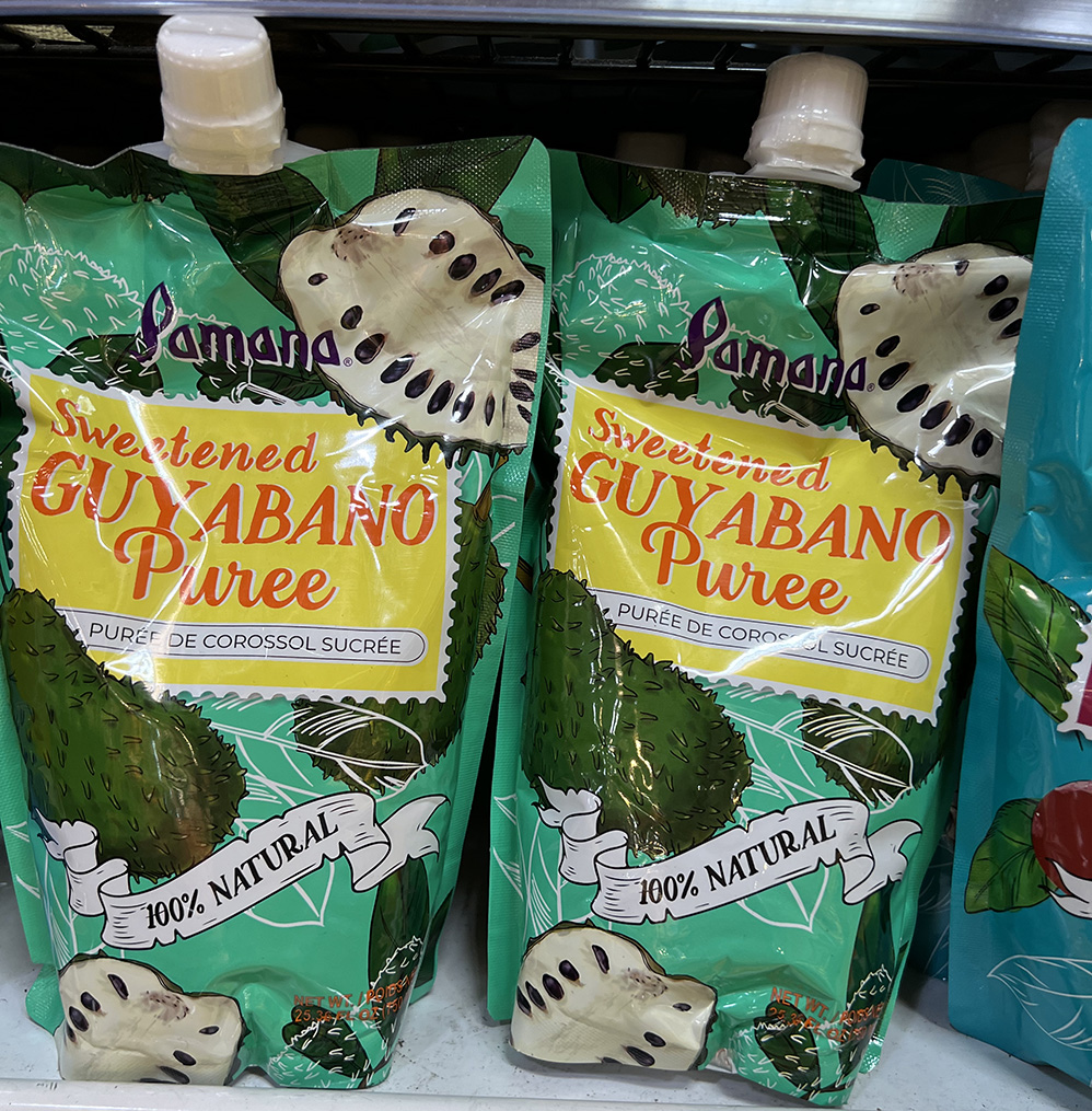 Guyabana puree - Seafood City Supermarket in Irvine, California - Photo by Julie Nguyen