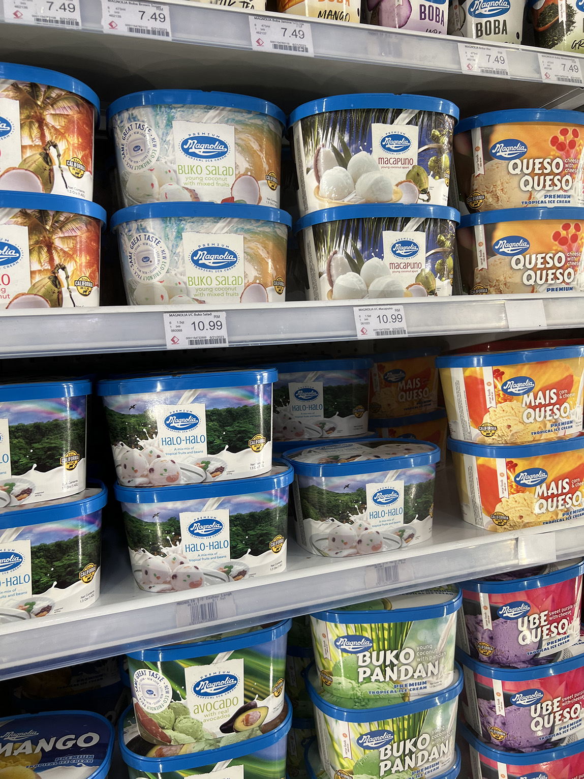 Ice cream - Seafood City Supermarket in Irvine, California - Photo by Julie Nguyen
