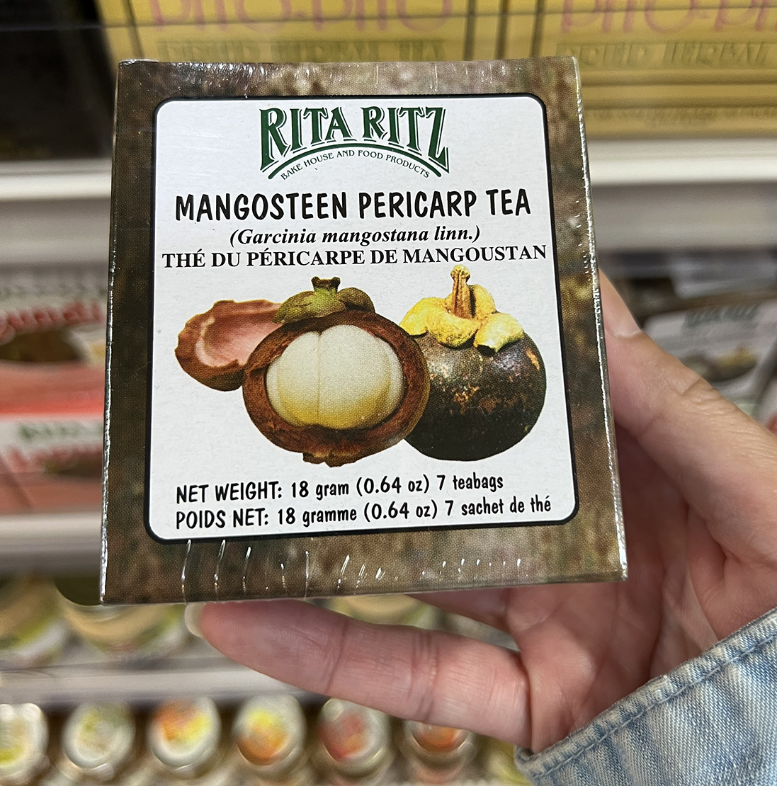 Mangosteen pericarp tea - Seafood City Supermarket in Irvine, California - Photo by Julie Nguyen