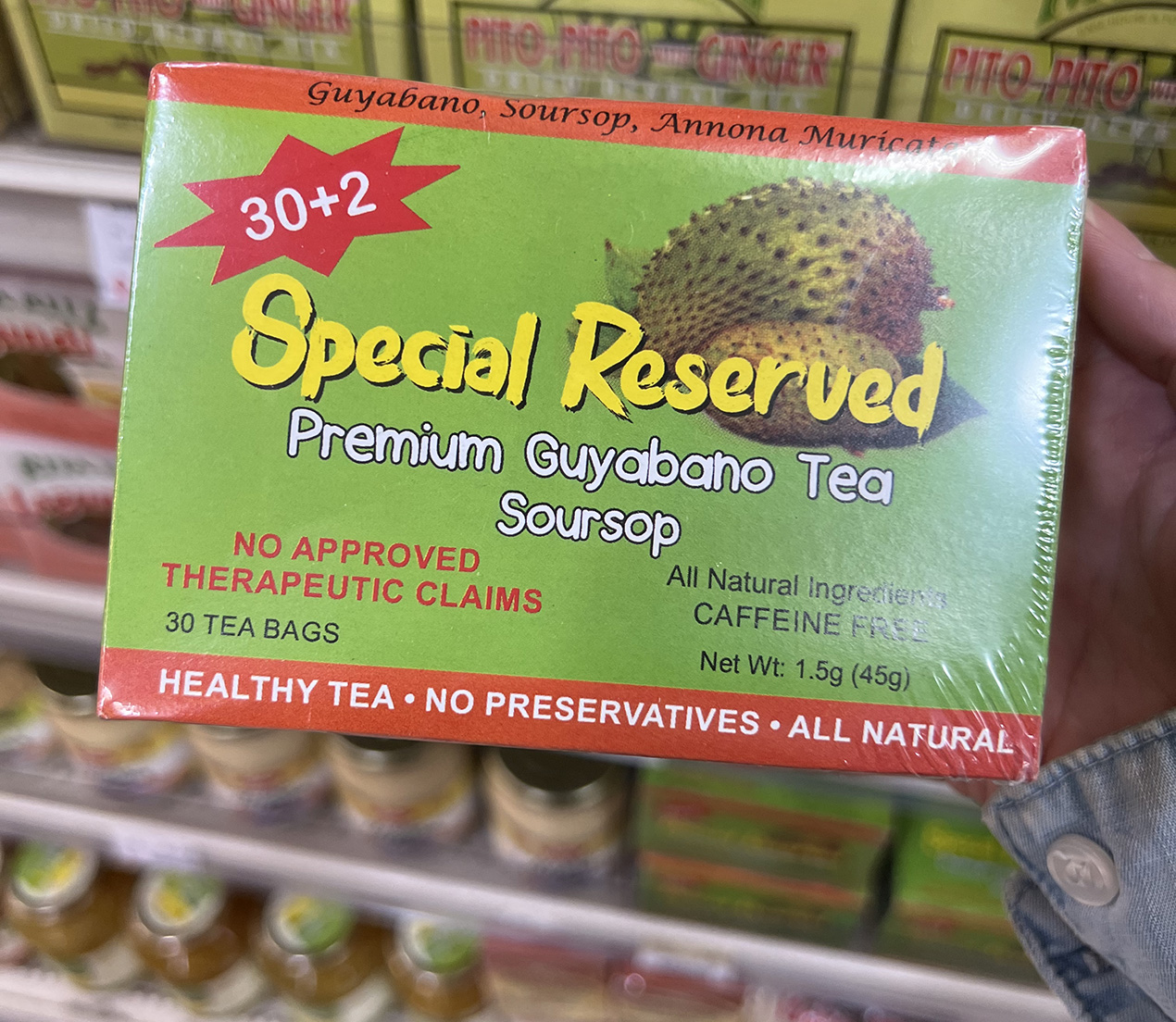 Premium guyabano tea soursop - Seafood City Supermarket in Irvine, California - Photo by Julie Nguyen