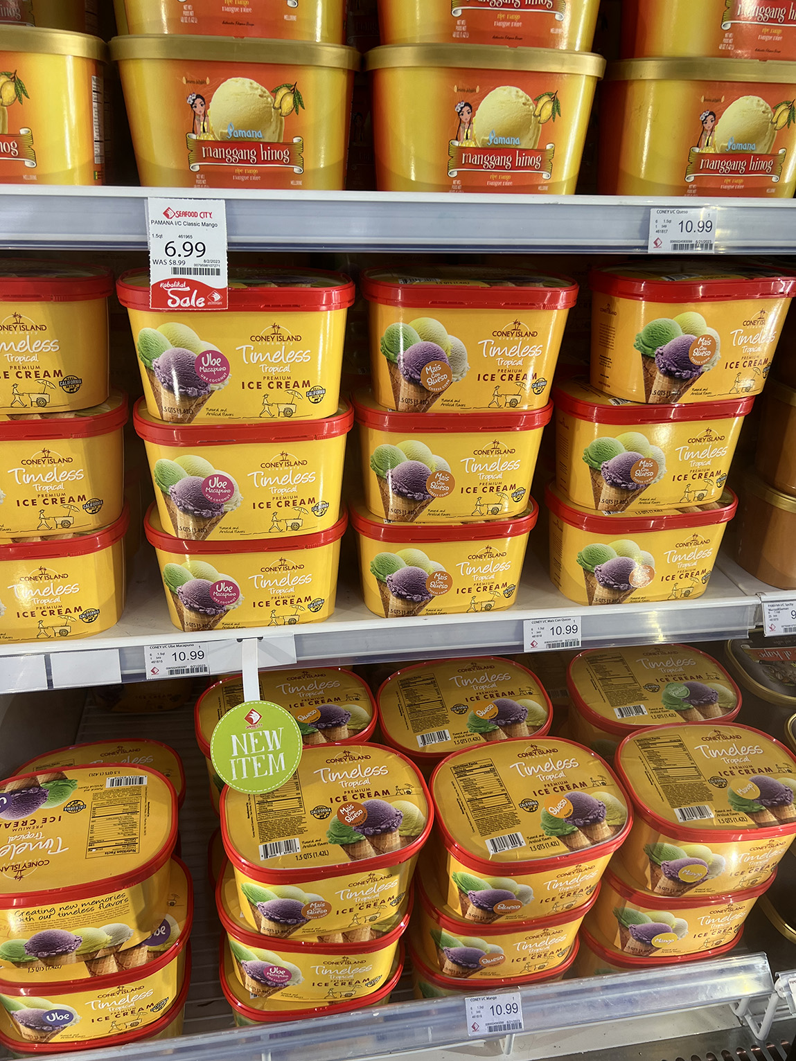 Ice cream - Seafood City Supermarket in Irvine, California - Photo by Julie Nguyen