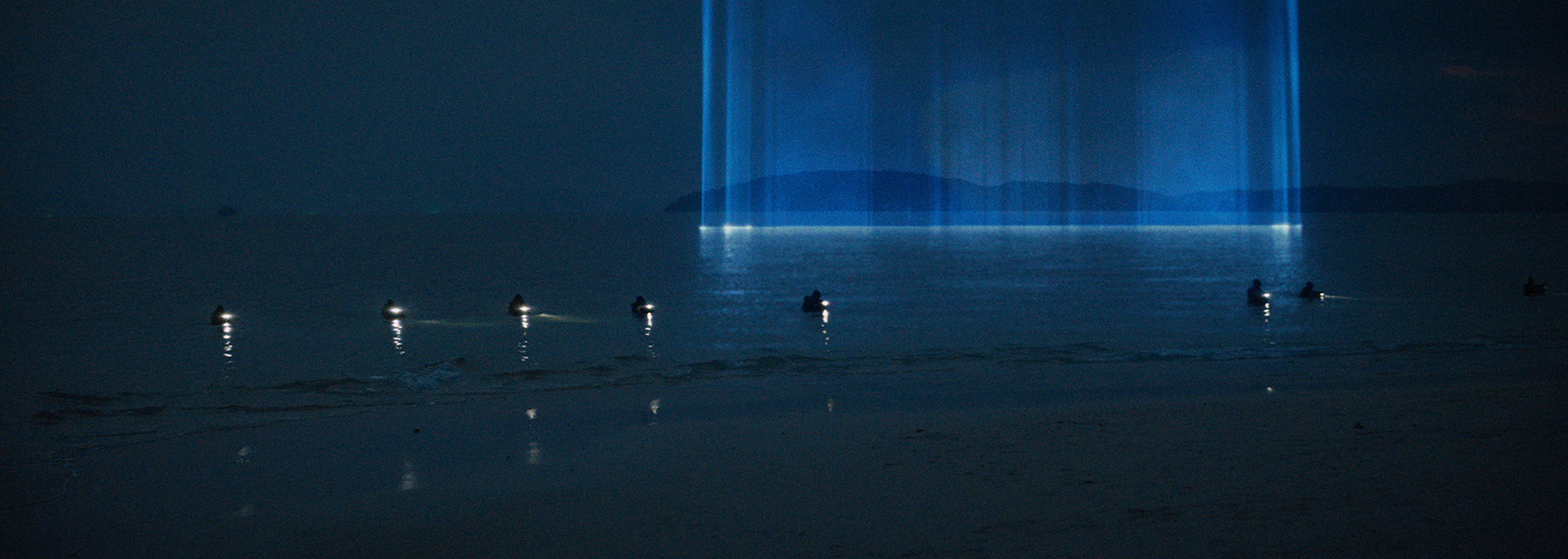 A scene still from 20th Century Studios' THE CREATOR.