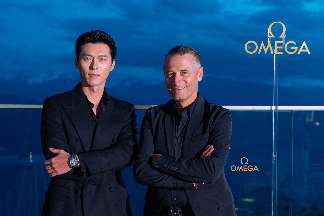 Omega Masters Gala Event 2023 - Hyun Bin and Raynald Aeschlimann