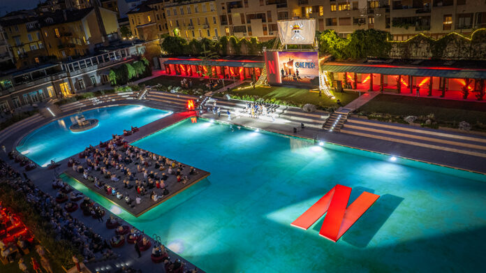 The 'One Piece' screening at the Bagni Misteriosi in Milan