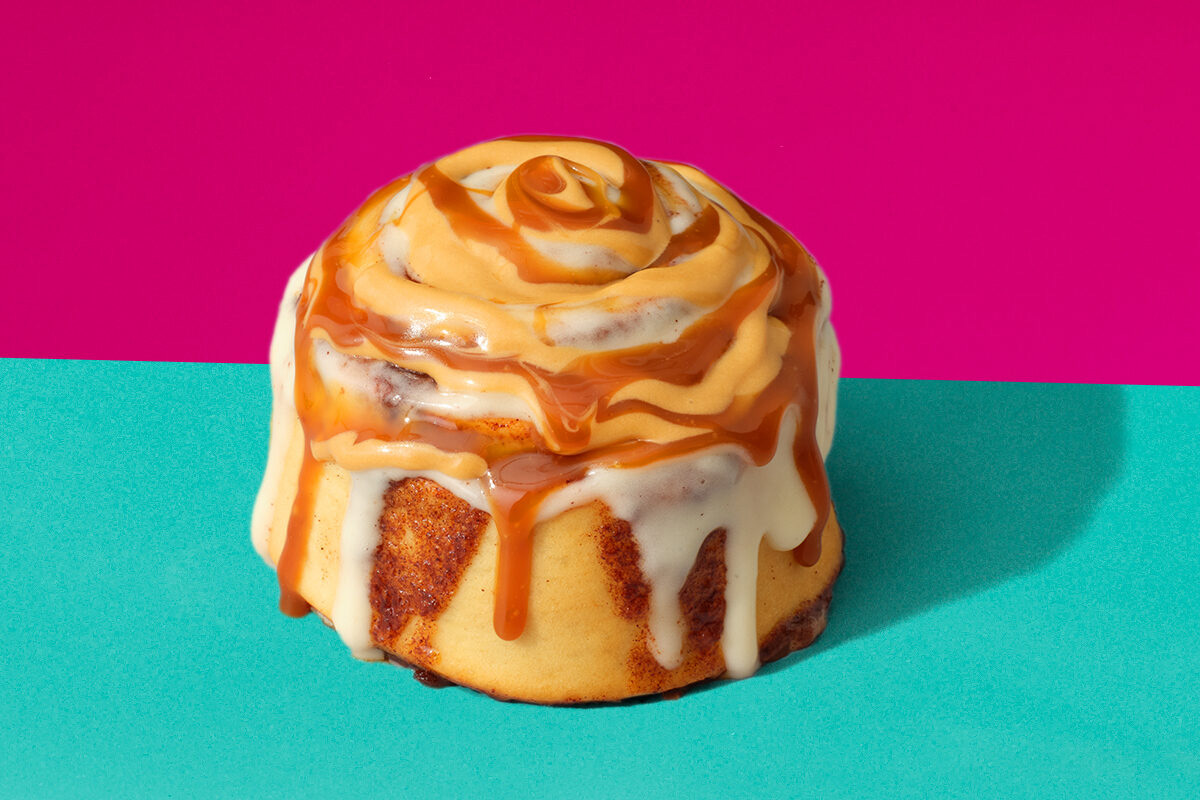 Cinnabon Secret Menu - Caramel Lover roll