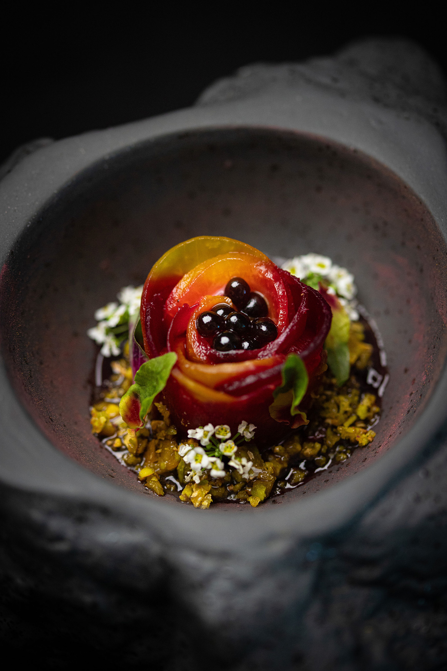 Earthen Rosebud - Luce Restaurant at The InterContinental San Francisco Hotel