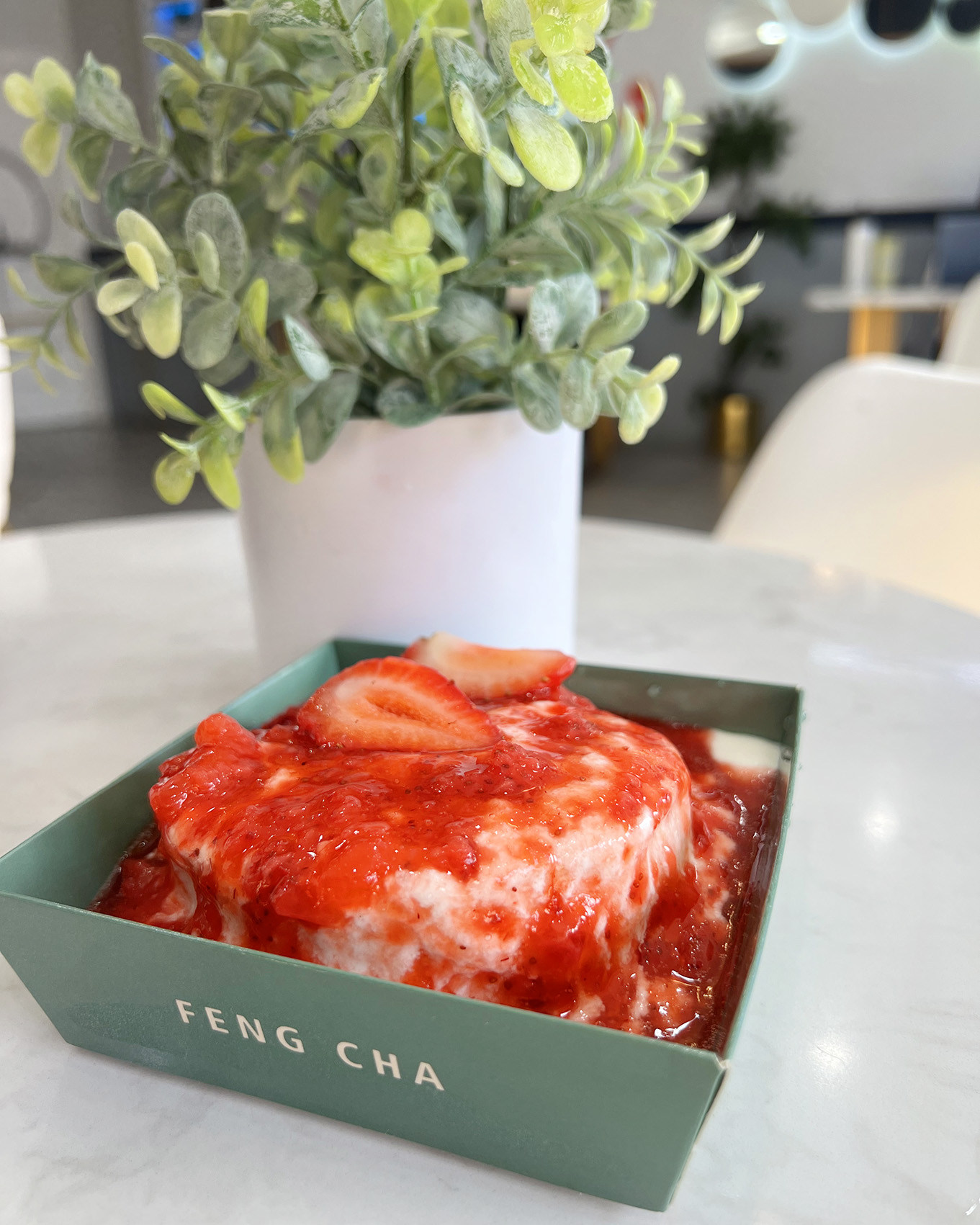 Strawberry Princess Cake at Feng Cha Teahouse in Costa Mesa, California (Photo by Julie Nguyen)