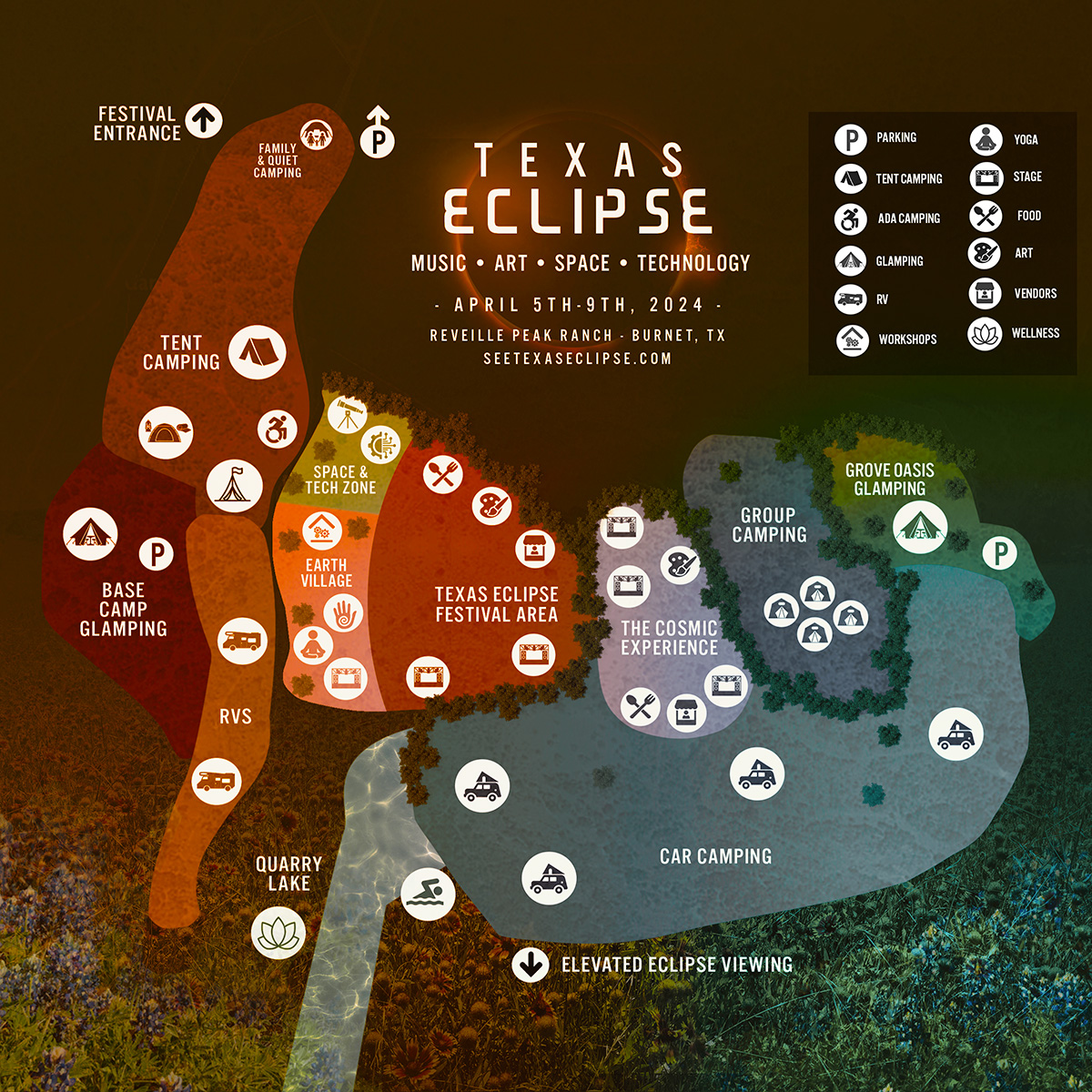 Texas Eclipse 2024 Map
