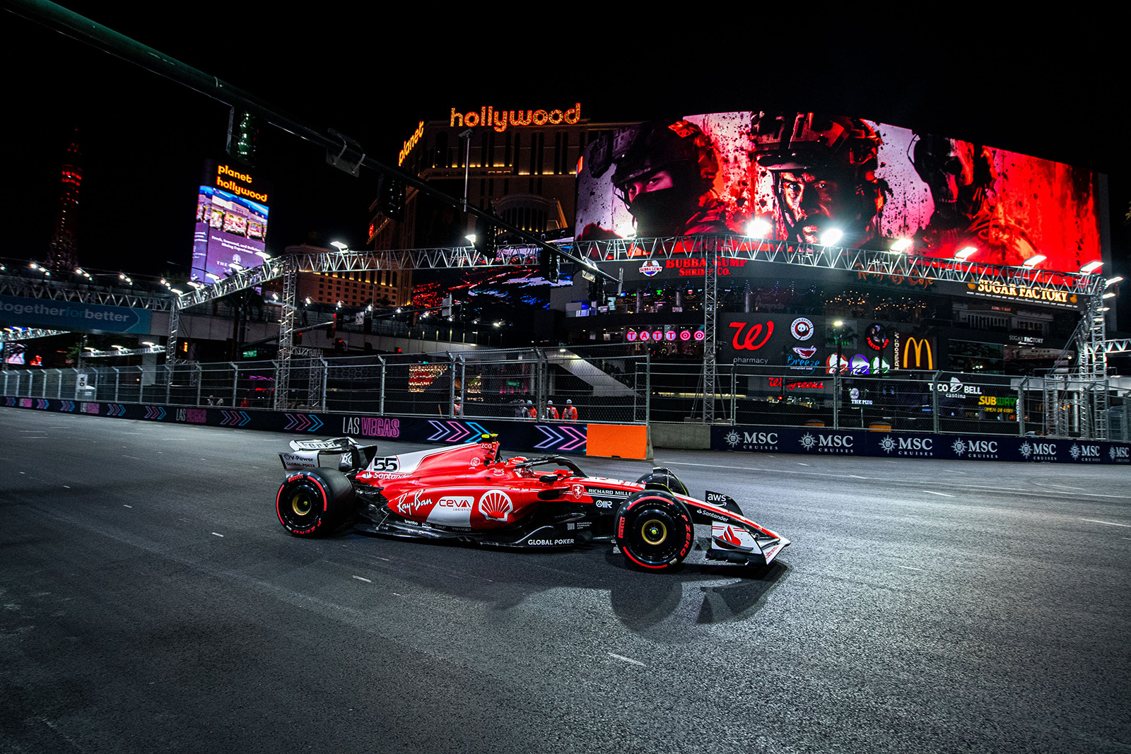 Scuderia Ferrari at Las Vegas Grand Prix