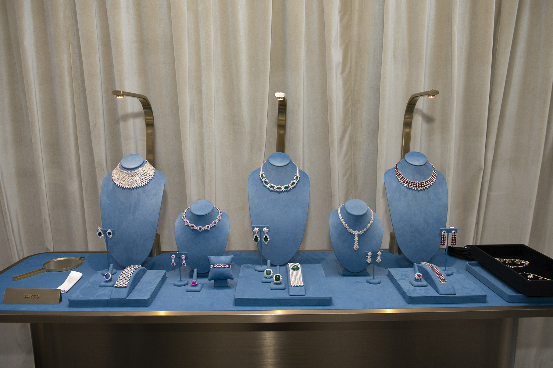 Bayco display at 2023 Neiman Marcus Bejeweled Ball in Dallas