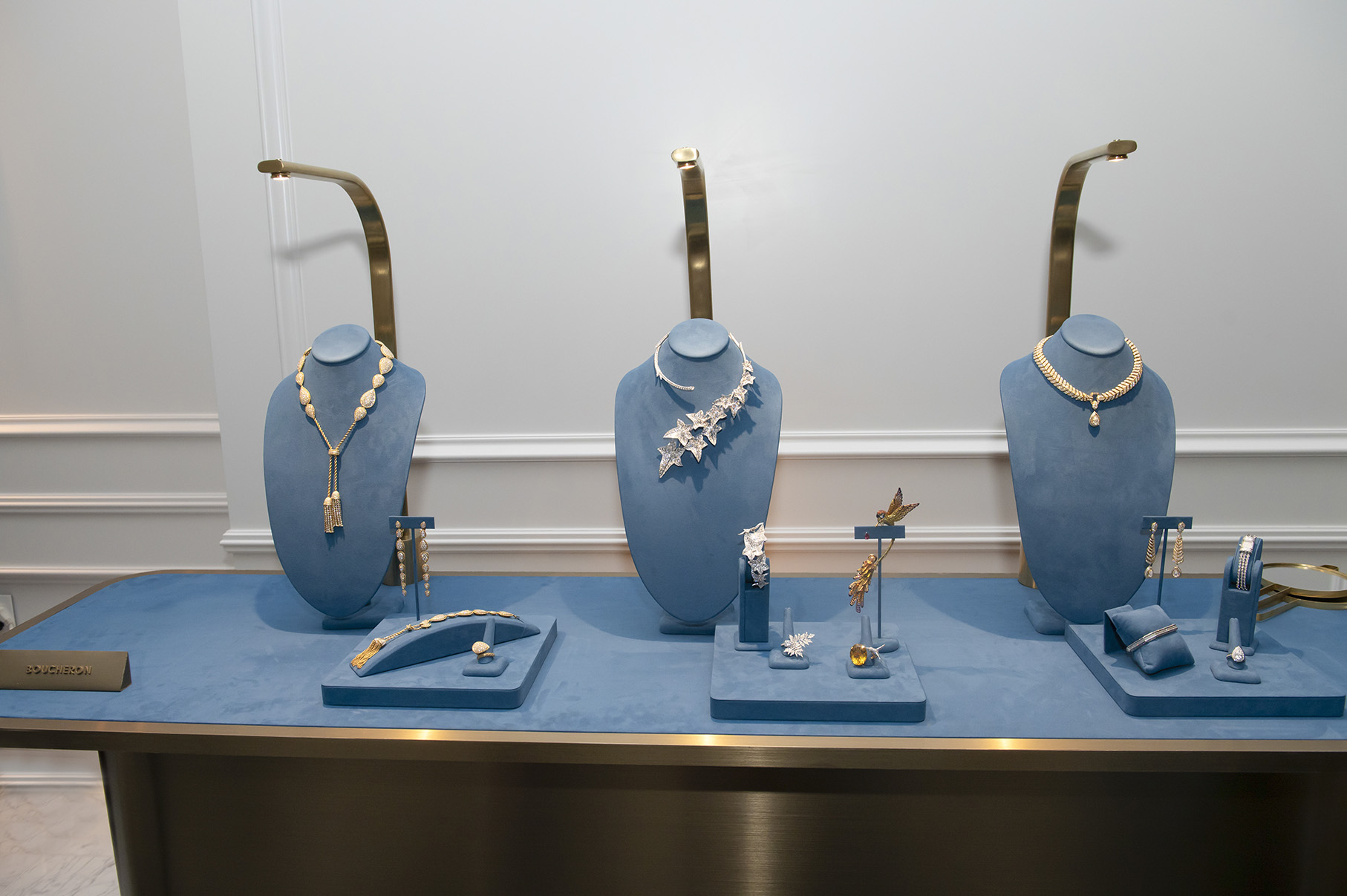 Boucheron display at 2023 Neiman Marcus Bejeweled Ball in Dallas