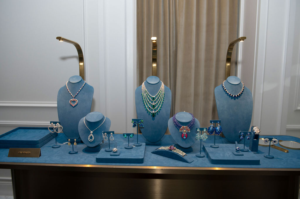 Chopard display at 2023 Neiman Marcus Bejeweled Ball in Dallas