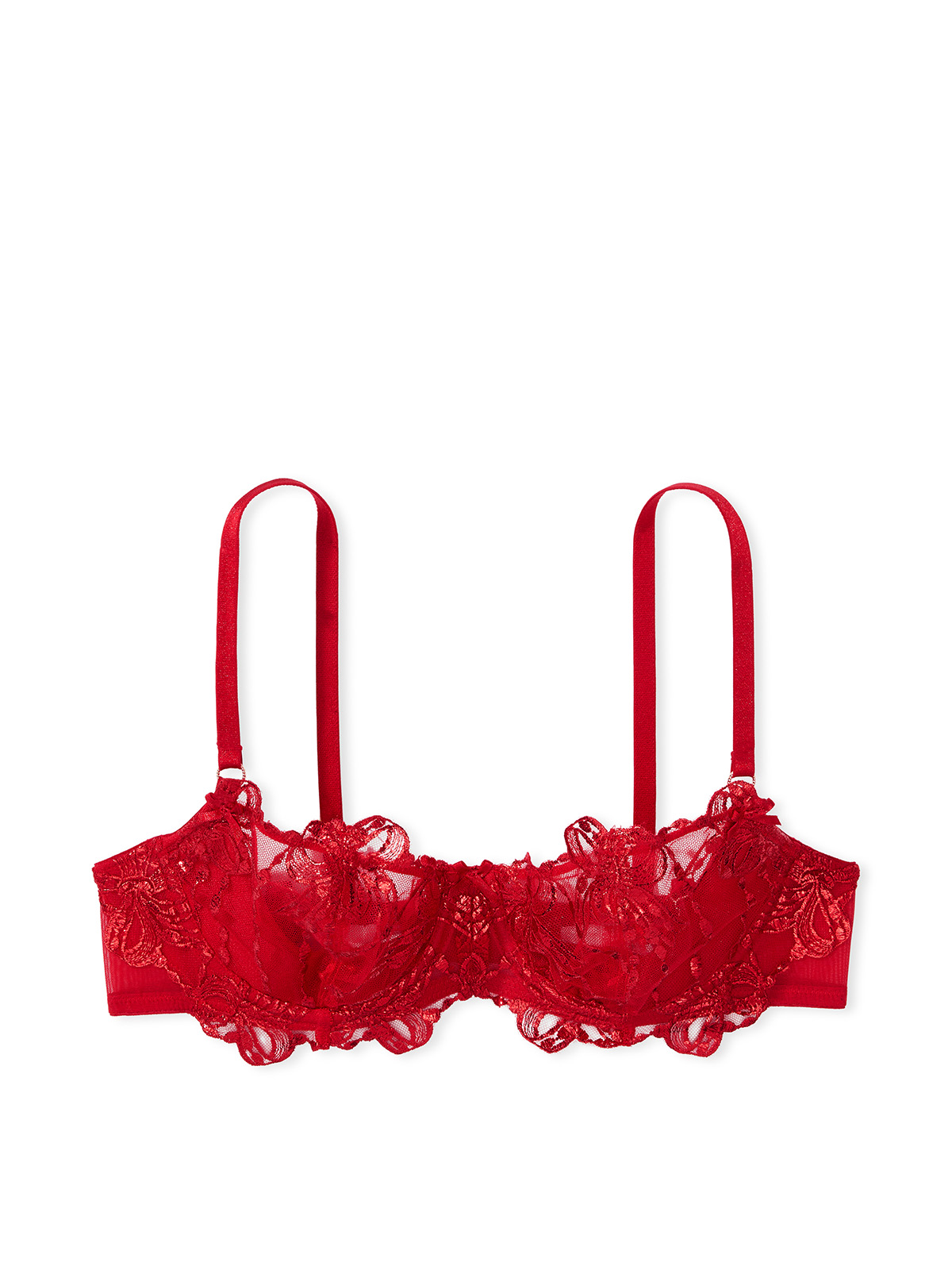 Dream Angels Wicked Bow Embroidery Unlined Balconette Bra