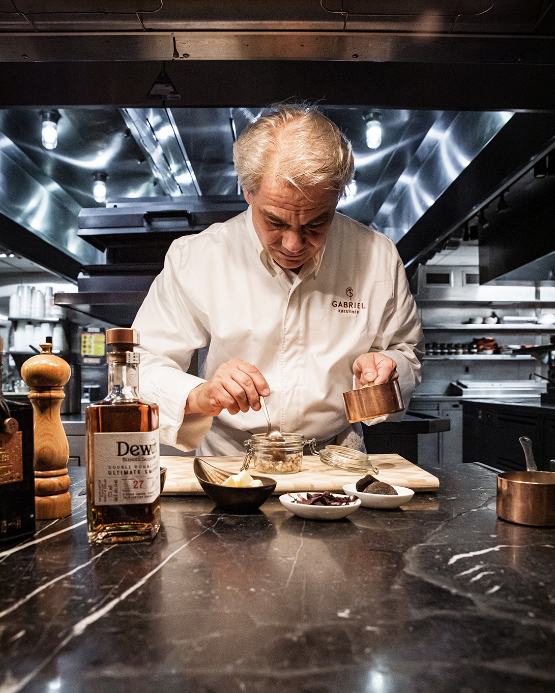 In the Kitchen with Chef Gabriel Kreuther at DEWAR's Michelin-Star Dinner in New York City