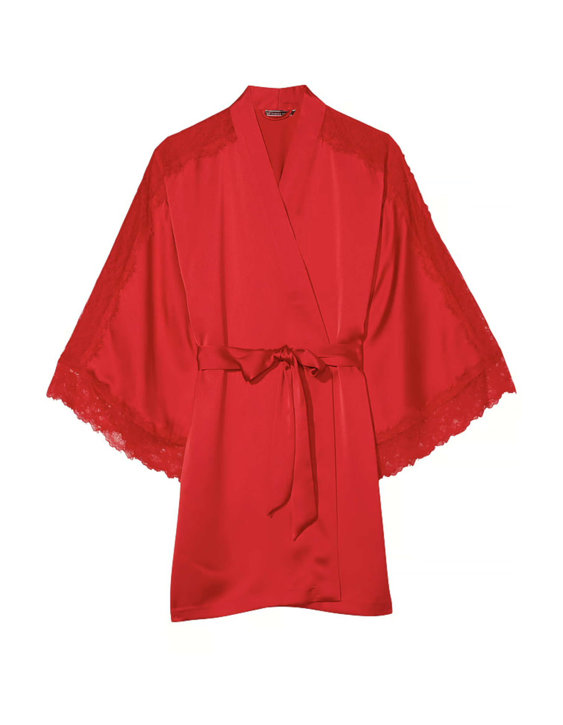 2023 Luxe Satin Jacquard Lace Inset Robe