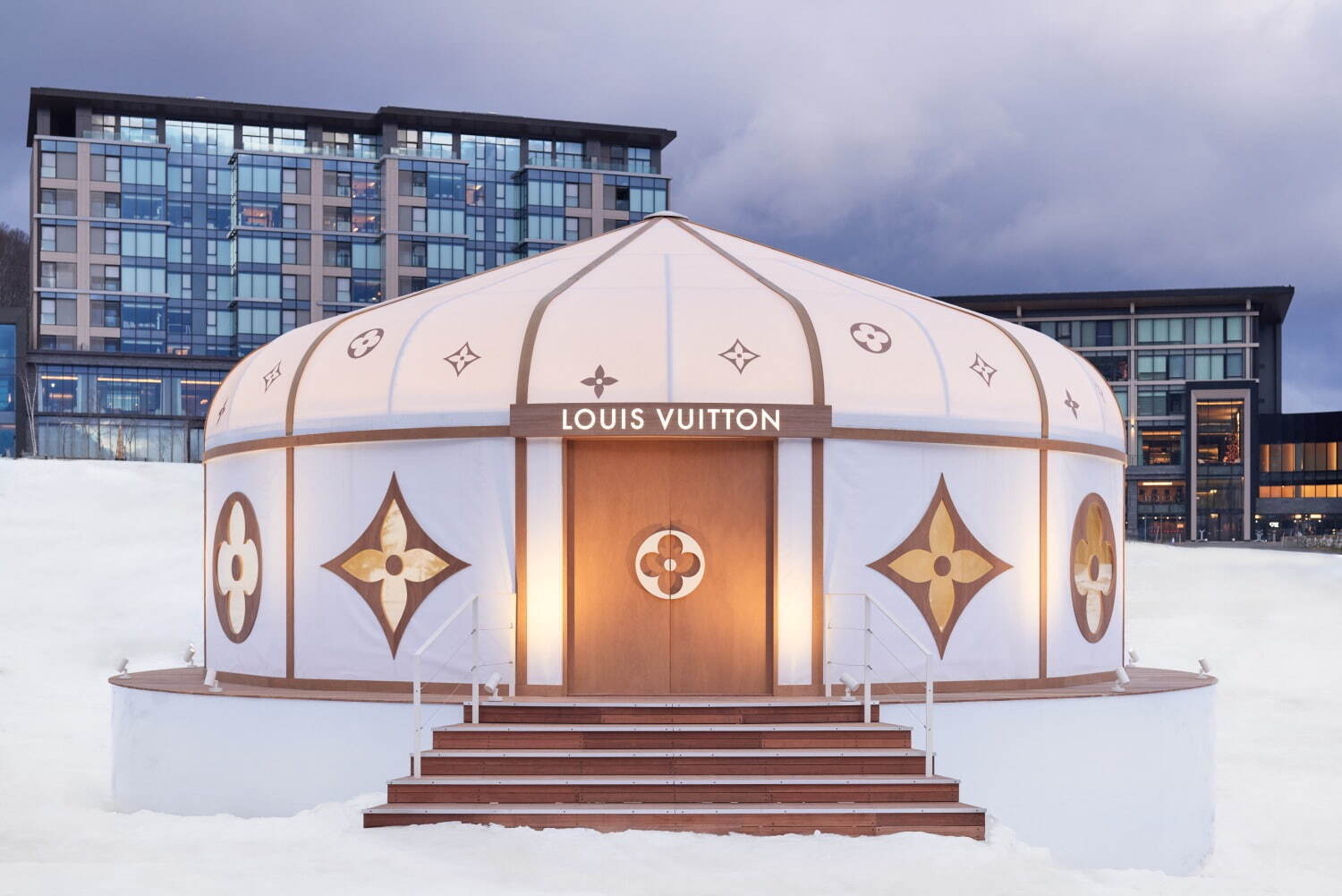 Louis Vuitton's Pop-Up Store in Niseko