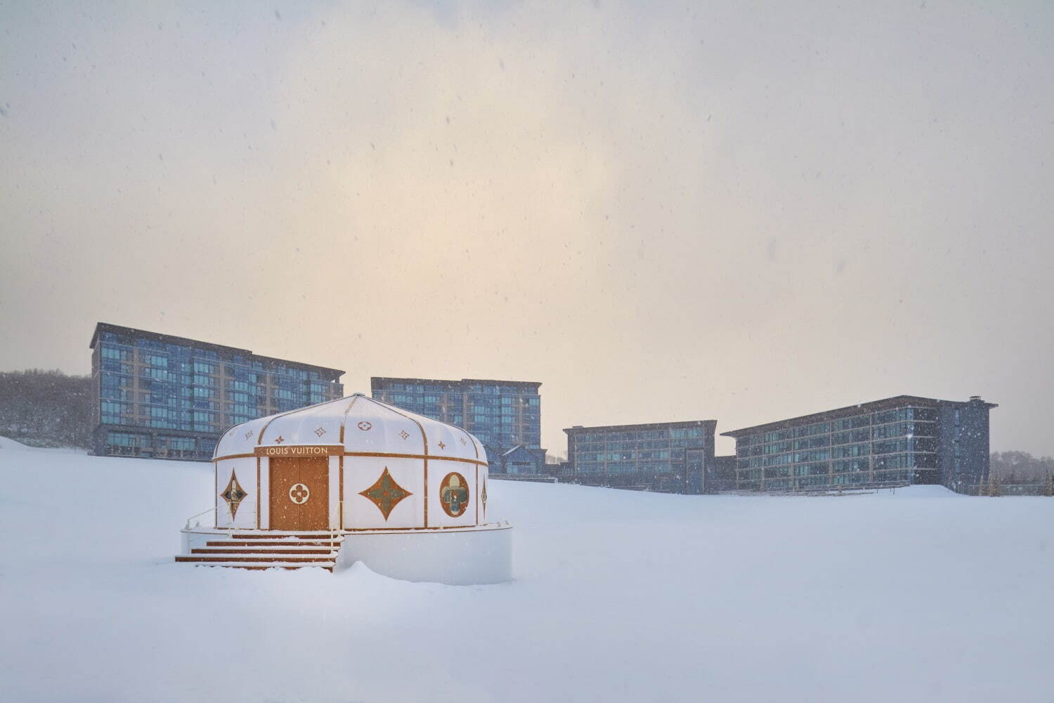 Louis Vuitton's Pop-Up Store in Niseko